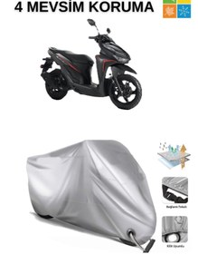 Resim AutoEN RKS-Wildcat Scooter KİLİT UYUMLU SU GEÇİRMEZ DAYANIKLI MOTOSİKLET ÖRTÜSÜ-GRİ 