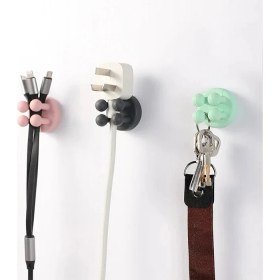 Resim Ganbao Açık Mor Kendinden Yapışkanlı Silikon Kanca Banyo Duvar Mutfak Kapı Askıları Dikişsiz Jilet Tutucu Yumruksuz Diş Fırçası Askısı Havlu Askısı (Yurt Dışından) 