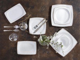 Resim Pierre Cardin Armeda 60 Parça Yemek Takımı Siyah 