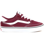Resim Vans Brooklyn Ls Kadın Bordo Sneaker Ayakkabı VN000D7U4QU1 