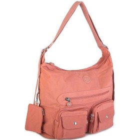 Resim Nas Bag Unisex Zararlı Kimyasal İçermeyen Su İtici Özelliğe Sahip Omuz Ve Sırt Çantası Dönüştürülebilir Tasarım Gül Kurusu Gülkurusu 