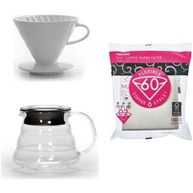 Resim Coffeehutt Filtre Kahve Demleme Seti 