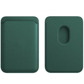 Resim piblue Iphone Xs Ile Uyumlu Magsafe Özellikli Cardsafe Deri Cüzdan Kartlık 