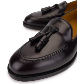 Resim Rossi Kadın Hakiki Deri Bordo Loafer Ayakkabı 668 D204 Bn Ayk SK25-26 Bordo 