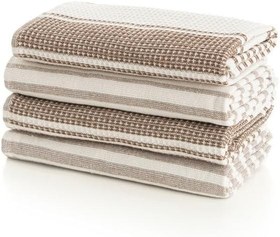 Resim Soley Izay 4'lü Mutfak Havlusu, Kahverengi 