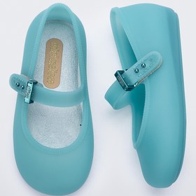 Resim Mini Melissa Soft Ballerina Turkuaz Kız Bebek & Çocuk Babeti | 22-30 Numara | Melflex® Vegan | İkonik Kokulu - 2 