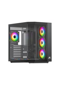 Resim Powerboost Pb-a4375b 750w 80+ Bronz Usb 3.2 Argb Atx Mid Tower Siyah Kasa 