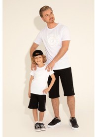 Resim U.s. Polo Assn. Erkek Çocuk Beyaz Bisiklet Yaka Tişört 50281684 Beyaz 