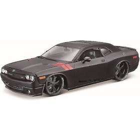 Resim Jessieyou Mall 1: 24 Modifiye Sürüm Dodge Challenger Hassas Model Araba Modeli Koleksiyonu (Siyah) (Yurt Dışından) 