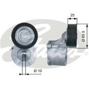 Resim Gates T39281 Alternator Gergısı Komple Opel Agıla B Ford Ka 1,3tdcı 08 / Alfa Romeo 159 Croma 1,9jtd 05 11 Bravo Doblo 