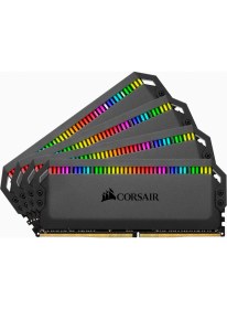 Resim Corsair Dominator Platinum Rgb Dımm 32GB (4X8GB) 3600MHZ CL16 Dımm Soğutuculu Ddr4 Ram CMT32GX4M4K3600C16 
