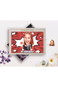 Resim Bk Gift Kişiye Özel 8 Mart Bugün Benim Karikatürlü 1000 Parça Profesyonel Puzzle-1 