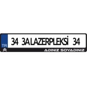 Resim 3A İsimli Citroen Logolu Plakalık 