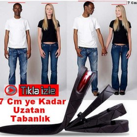 Resim Hava Yastıklı Boy Uzatıcı Tabanlık Uzatan Ayakkabı Tabanı Tam Boy 