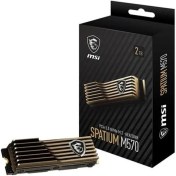 Resim Spatium M570 Pro 2 TB Frozr 12400/11800 MB/s PCIe 5.0 NVMe M.2 SSD MSI