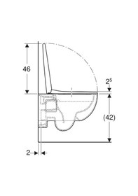 Resim Geberit Selnova Premium Rimfree Asma Klozet Ve Kapak Seti 