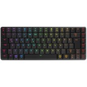 Resim Rampage W-granıte Siyah/gri Low Profile Blue Swıtch Q Rgb 2,4 Ghz Bt Mekanik Gaming Oyuncu Klavye 