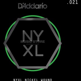 Resim D'Addario NYNW021 NYXL Nickel Wound Elektro ve Akustik Gitar Tek Tel (21) 