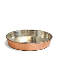 Resim Bakır Derin Fırın Tepsi 38 Cm Bakır 