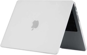 Resim Macbook 16.2' 2021 Uyumlu Fuchsia MSoft Mat 1mm İncelikte Koruyucu Kılıf Siyah 