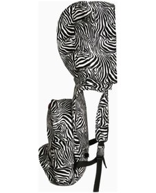 Resim Morikukko Kids Zebra Backpack Çocuk Sırt Çantası 3-6 Yaş Günlük Sırt Çantası Siyah 