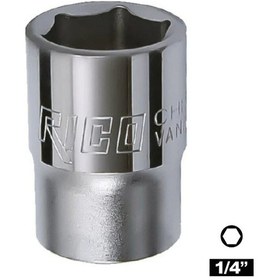 Resim Rıco 1/4 Altı Köşe Lokma 12 Mm 