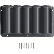 Resim Sunshine011 Karavan Van Atölye Garaj İçin 5 Tüp Tutucu Kutu Dayanıklı Pvc Saklama Organizer Siyah 