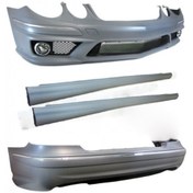 Resim Mercedes W211 E Serisi (2007-2009) Arası Uyumlu E63 Body Kit 