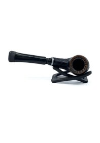 Resim Dapper Bent Apple Briar Gül Kökü 9 Mm Filtreli El Yapımı Pipo - 3075 