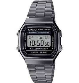 Resim Casio A168wgg-1adf Quartz Dijital Çelik Gri 36 Mm Erkek Kol Saati Gri - Siyah 