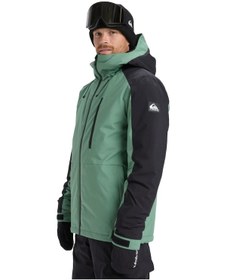 Resim Quıksılver Quiksilver Mission Block Jk Erkek Yeşil Snowboard Ceketi Gnd0 Yeşil 