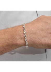 Resim Gemici Halat 925 Ayar Gümüş Erkek Bileklik Künye 55996766 