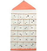 Resim Doldurulabilir Advent Takvimi, Noel Advent Takvimi 24 Cepli Boş Advent Takvimi Kendinizi Doldurmak İçin Geri Sayım Takvimi Noel Asılı Süsler Pembe 