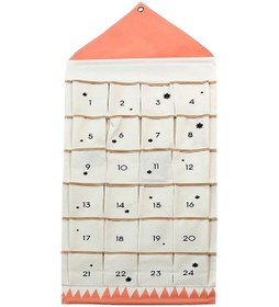 Resim Doldurulabilir Advent Takvimi, Noel Advent Takvimi 24 Cepli Boş Advent Takvimi Kendinizi Doldurmak İçin Geri Sayım Takvimi Noel Asılı Süsler Pembe 