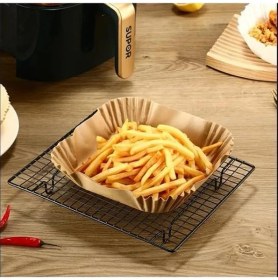 Resim AyrStore Air Fryer Pişirme Kağıdı, Hava Fritözü Kağıdı, Fırın Pişirme Kağıdı, Xl ve Xxl Uygun, Tarım 