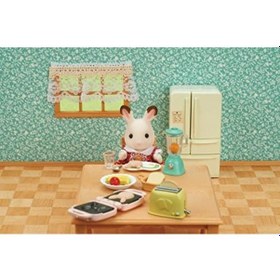 Resim Sylvanian Families 5444 Kahvaltı Seti, Renkli Açık Ahşap 