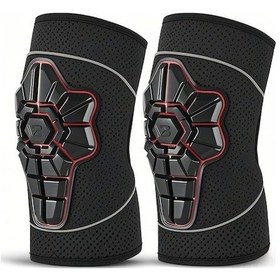 Resim Çocuklar İçin Yüksek Yoğunluklu Dolgulu Dikenli Korumalı Dizlikleri - Kaykay, Bisiklet, Paten Ve Denge Arabası Sporları İçin Siyah Siyah 