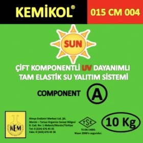 Resim Kem 015 cm 004 Çift Komponentli Uv Dayanımlı Tam Elastik Su Yalıtım Sistemi Component A+B 