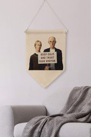Resim Mutfak Duvar Dekoru, Pinterest Oda Dekoru, Sanat Serisi, Kanvas Flama Askılı Duvar Örtüsü NO:421 - Renkli - 11 / 21 x 30 