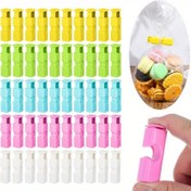 Resim 2/5/10/20/40 Paket Sık & Kilitle Ekmek Torba Klipsleri - Hava Geçirmez Mühür ile Dayanıklı Plastik Gıda Saklama Klipsleri, Canlı Renkler Atıştırmalıklar için, Tazelik Koruma, Gıda ve Atıştırmalık Organizasyonu, Çok Yönlü Klip Tasarımı, Mutfak Düzeni, Yoğun Aileler İçin 