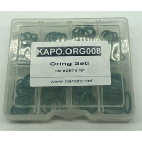 Resim Kapo Oring Seti 8 Tip Yeşil 120 Adet 
