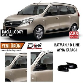 Resim Dacia Lodgy Batman Yarasa Ayna Kapağı Piano Black / 2012 - 2021 