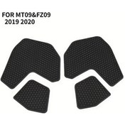 Resim Xuweiwei A Set Motorcycle Fuel Tank Side Protector Knee Pads Anti-scald Scratch Slip Sticker Yamaha Mt09 Mt 09 Fz09 Fz 09 2020 2019 