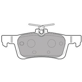 Resim Peugeot 308 Ii 1.2 Vti 72 2013-2019 Delphi Arka Fren Balatası N11.18464 