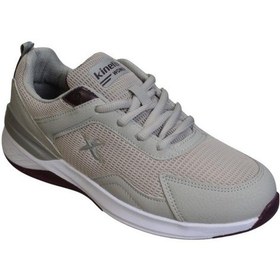 Resim Kinetiz Kadın Gri Fileli Comfort Kalın Taban Koşu Ayakkabısı 001 