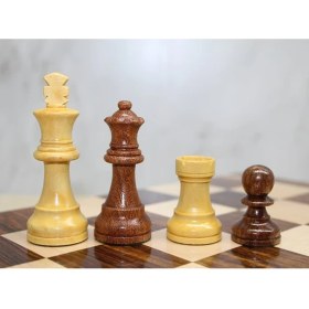 Resim Ttt Özel Vernikli Mıknatıs Taşlı Ahşap Katlanabilir Kutulu Satranç Oyunu 25 cm 