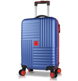 Resim My Valice Puzzle Abs Küçük Kabin Boy Lacivert Valiz Lacivert 