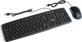 Resim DK-AC-KM1040F Türkçe F Kablolu Ofis Klavye & Mouse Set Dark