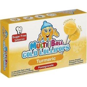 Resim Multiball Cold Lolipop Turmeric 12'li 