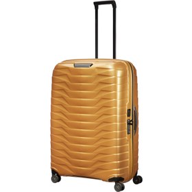 Resim Samsonite Proxis - Spinner Sarı 4 Tekerlekli Ekstra Büyük Boy Valiz 81 cm 